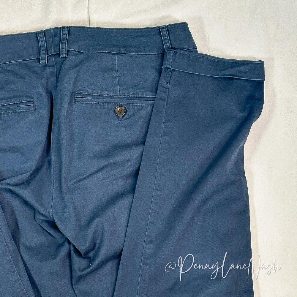 Vince Cuffed Boyfriend Chino Pants Size 2 Blue - Picture 11 of 11